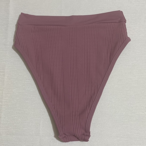 L*SPACE Women's FRENCH BOTTOM BIT Ribbed Bikini Bottom Size S - Picture 2 of 3